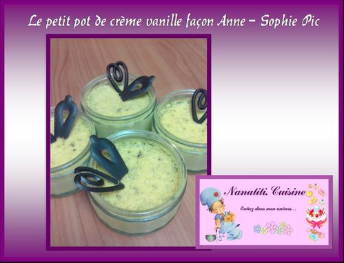 pot creme vanille