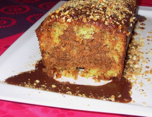 Cake marbré au praliné3