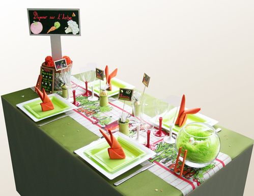 Table Decoration on Une D Coration De Table Champ Tre Le Blog D Articles Fetes Com
