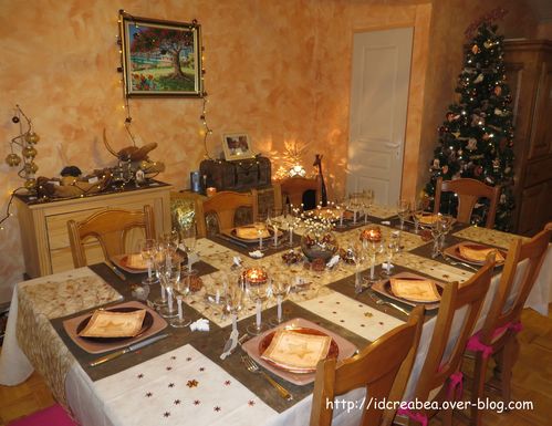Table Noël nature oiseaux 2014