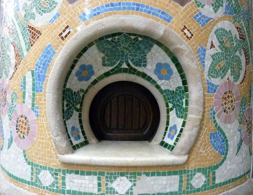 Palau de la musica catalana détail mosaïques