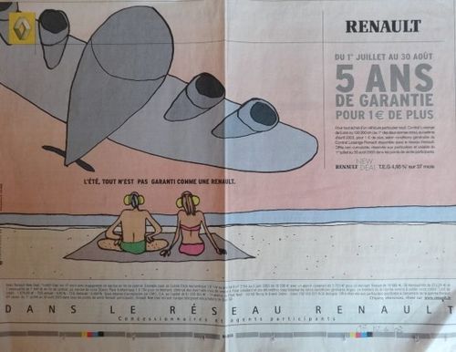La plage, Renault, LM20030618