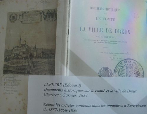 odyssee Livres anciens sur dreux. 1859 Lefevre 1859