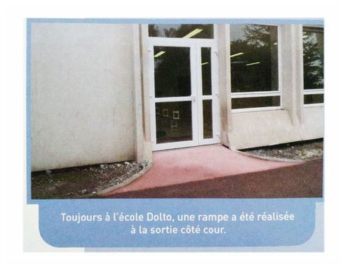 rampe accès école Dolto