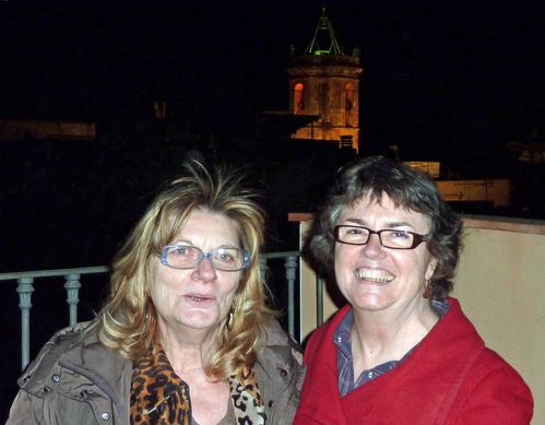 HBB terrasse Loredana et moi