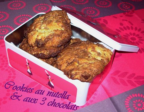 Cookies nutella-3 chocolats1