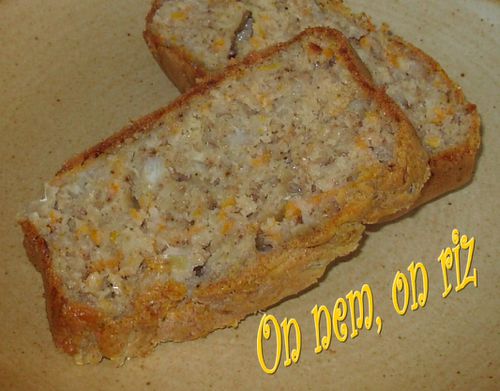 Cake poisson, carottes, 4 épices6
