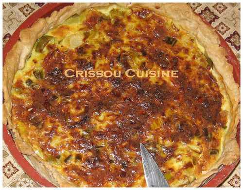 quiche poireaux comté