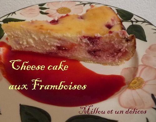 cheesecake aux framboises de Millou cheesecake aux framboises de millou et un délices
