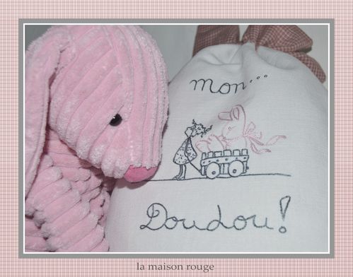 sac à doudou lapin