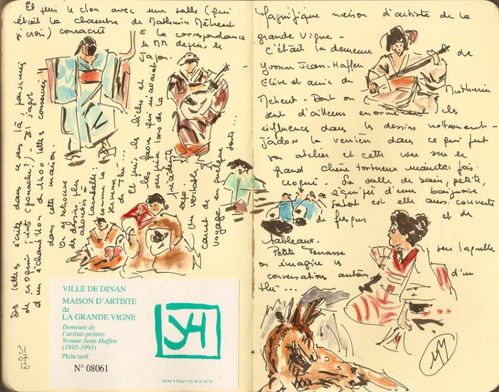 Le japon dans la correspondance de Mathurin Méheut - carnets de vie