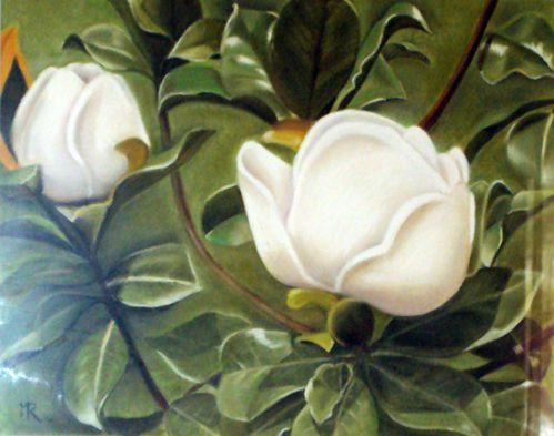 magnolias au pastel
