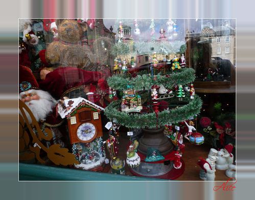 Vitrine de noel