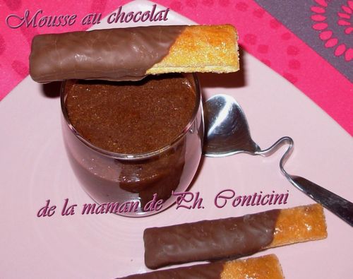 Mousse au chocolat de Conticini2