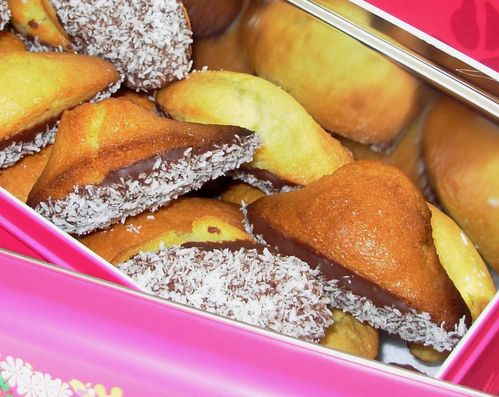Madeleines au chocolat au lait et noix de coco3