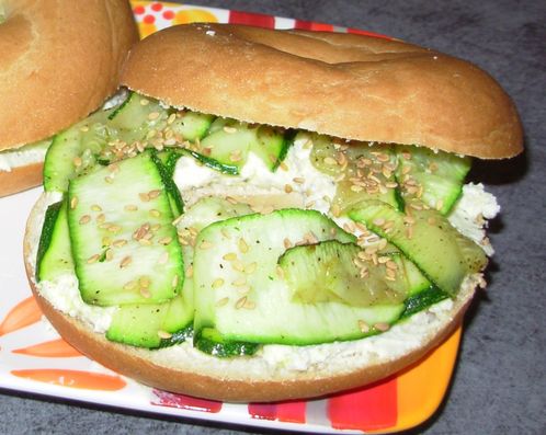 Bagels chèvre, romarin, courgette4