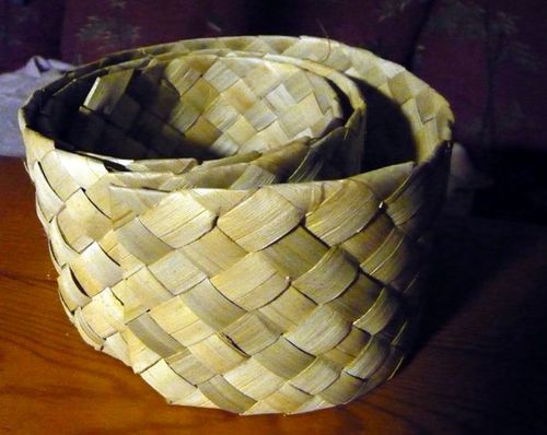 Costume Heiva ceinture niau tressee