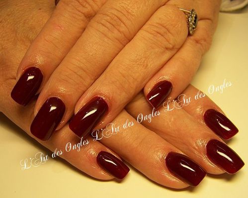 Poses d'Ongles naturels + vernis