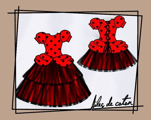 robe coccinelle croquis - juillet aout 2012 (0)