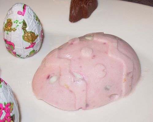 Mousse glacée framboise-smarties4