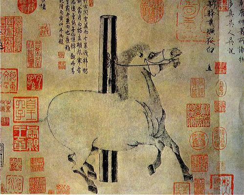 Tchao Mong fou (Zho Mong Fu) chevaux chine yuan (2)