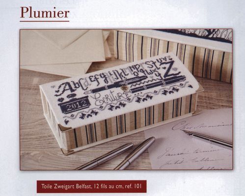 plumier bleu