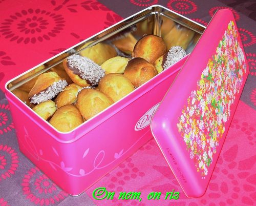 Madeleines au chocolat au lait et noix de coco1