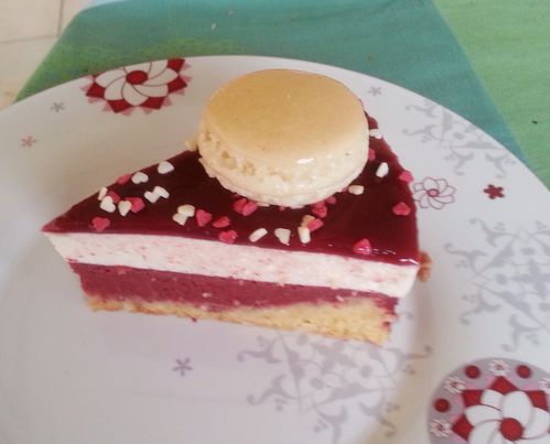 entremets tourbillon merveilles (framboises vanille)