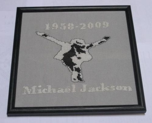 Mickael Jackson brodé par muriel