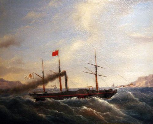 505m Naples, Chartreuse Saint Martin, navire 19e siècle