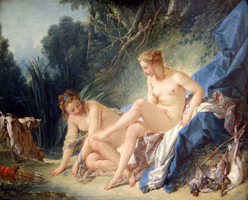 Boucher Diane sortant du bain Louvre 2712