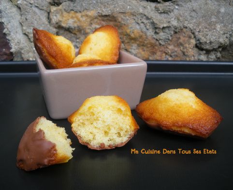 madeleines enrobés choco