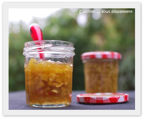 confiture concombre