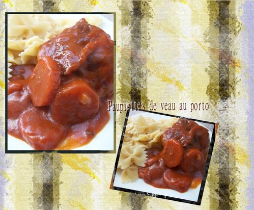 paupiettes de veau au porto