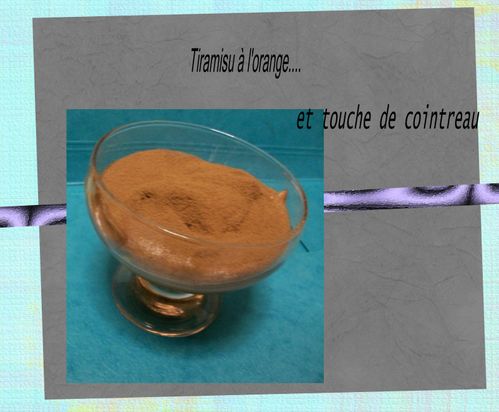 tiramisu au cointreau