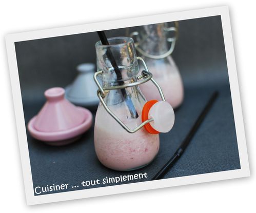 smoothie melon - fraises1