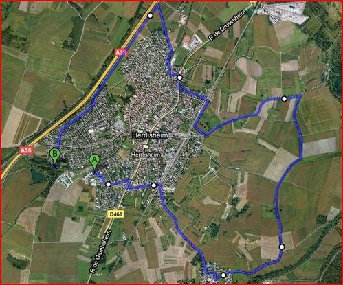 Tracé 10km