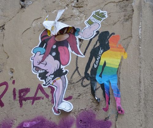 mariage pour tous égalité street-art