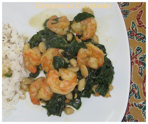 ndolé aux crevettes