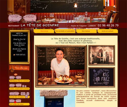 Restaurant Lannion La Tete de Goinfre