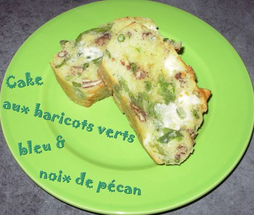 Cake haricots verts, bleu, pécan4