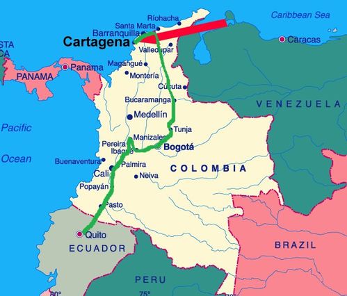 parcours Colombie