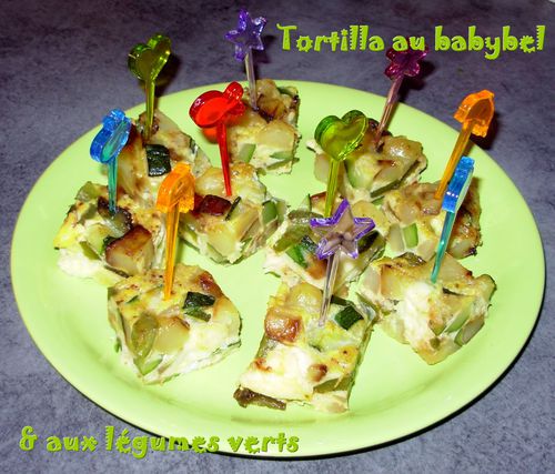 Tortilla babybel & légumes verts3