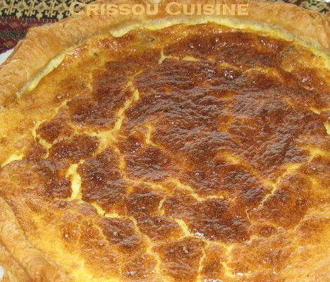 quiche lorainne tofu fumé