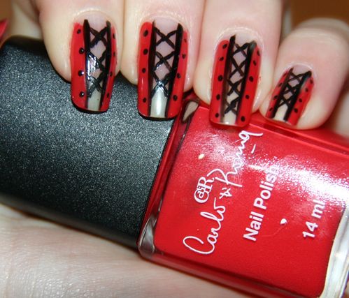 Corset rouge 5