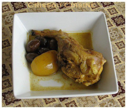 tajine lapin olives