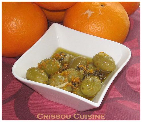 olives marinées