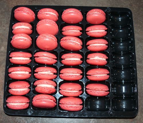 macarons fraise tagada