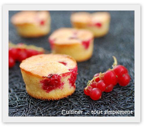 Financiers Amande - Groseilles3