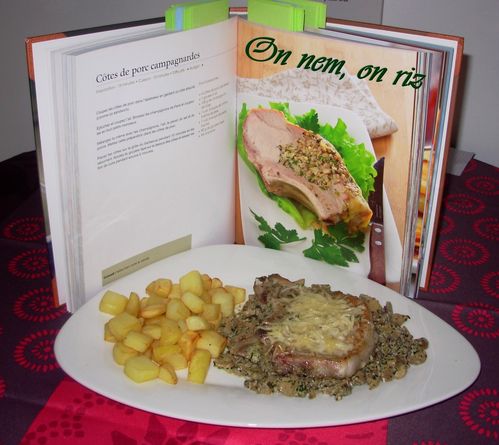 Côte de porc campagnarde1
